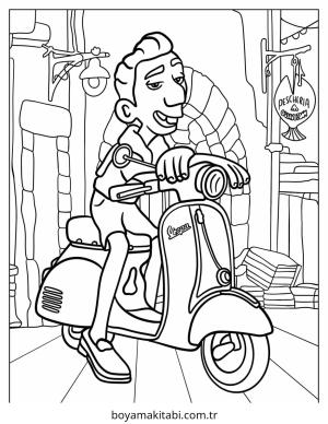 Luca boyama sayfası – okul öncesi, evde etkinlik