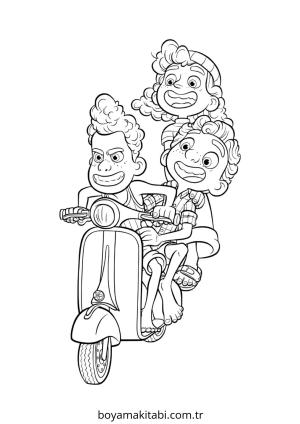 Luca boyama sayfası – evde etkinlik, ücretsiz yazdır