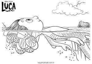 Luca boyama sayfası – çocuk aktivitesi, PDF indir