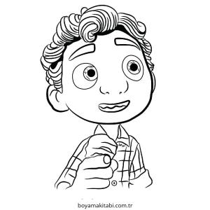 Luca boyama sayfası – çocuk aktivitesi, PDF indir