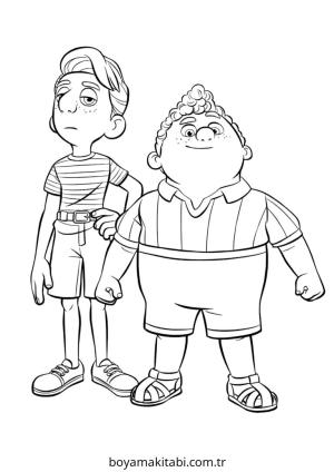 Luca boyama sayfası – PDF indir, sevimli karakter