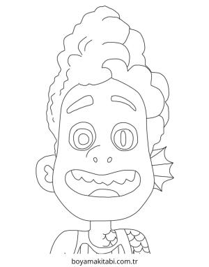 Luca boyama sayfası – yaratıcılık, eğlenceli etkinlik