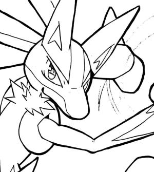 Lucario boyama sayfası,  coloring page, Lucario’nun ücretsiz çizimi, 