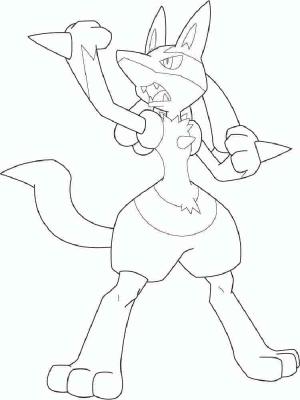 Lucario boyama sayfası,  coloring page, Bedava Lucario, 