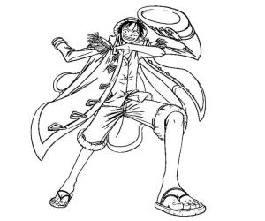 Luffy boyama sayfası,  coloring page, Monkey D Luffy, 