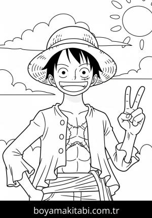 Luffy boyama sayfası 48298,  coloring page, 