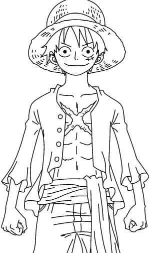 Luffy boyama sayfası,  coloring page, 2 Yıl Sonra Tek Parça Luffy, 