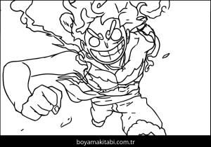 Luffy boyama sayfası – ücretsiz yazdır, boyama etkinliği