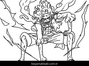 Luffy boyama sayfası – keyifli zaman, renkli çizimler