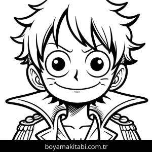 Luffy boyama sayfası – boyama etkinliği, çocuk aktivitesi