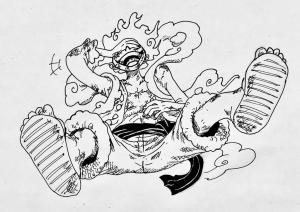 Luffy boyama sayfası,  coloring page, Luffy çiz 6, 