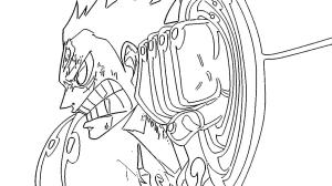 Luffy boyama sayfası,  coloring page, Luffy Gear 4’ü ücretsiz çizin, 