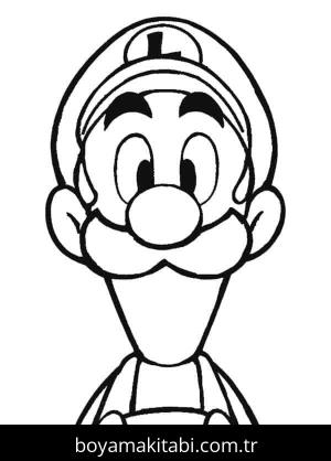 Luigi boyama sayfası – evde etkinlik, ücretsiz yazdır