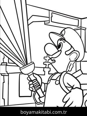 Luigi boyama sayfası – ücretsiz yazdır, boyama etkinliği