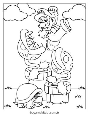 Luigi boyama sayfası – PDF indir, sevimli karakter