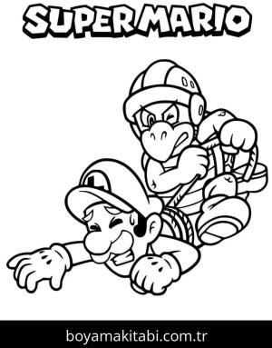 Luigi boyama sayfası – çocuk aktivitesi, PDF indir