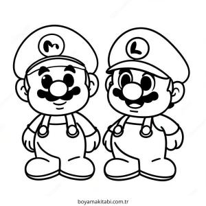 Luigi boyama sayfası – ücretsiz yazdır, boyama etkinliği