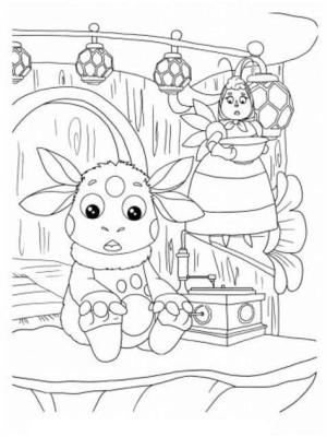 Luntik boyama sayfası,  coloring page, Çocuklar İçin Ücretsiz Luntik, 