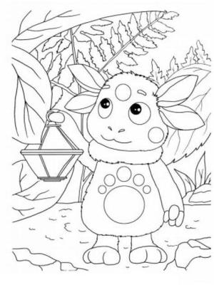 Luntik boyama sayfası,  coloring page, Ücretsiz Luntik Anahat, 