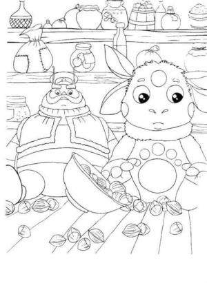 Luntik boyama sayfası,  coloring page, Luntik Görüntü HD, 