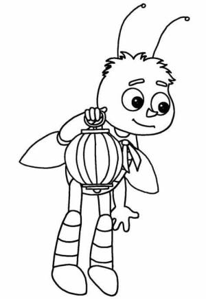 Luntik boyama sayfası,  coloring page, Ücretsiz Luntik Resim Anahat, 