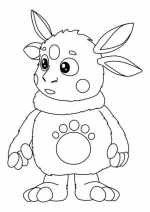 Luntik boyama sayfası,  coloring page, Ücretsiz Luntik Resim, 