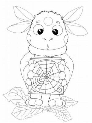 Luntik boyama sayfası,  coloring page, Yazdır Luntik, 