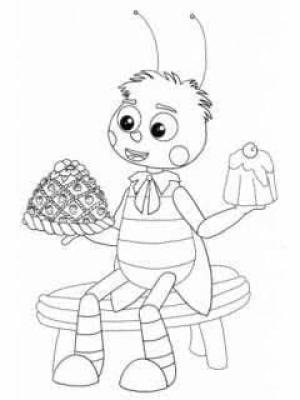 Luntik boyama sayfası,  coloring page, Yazdırılabilir Luntik Anahat, 