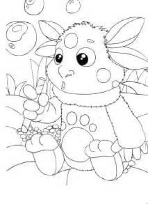 Luntik boyama sayfası,  coloring page, Güzel Luntik, 