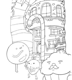 Macera Zamanı boyama sayfası,  coloring page, gözleri olan tatlılar, 