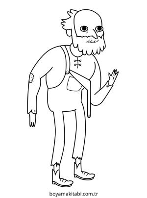 Macera Zamanı boyama sayfası – boyama etkinliği, çocuk aktivitesi