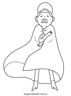 Macera Zamanı boyama sayfası – okul öncesi, evde etkinlik