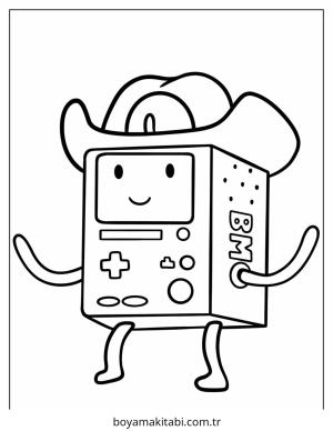 Macera Zamanı boyama sayfası – el becerilerini geliştirir, boyama çalışması