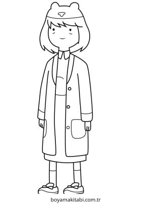 Macera Zamanı boyama sayfası – çocuklar için, çizgi film temalı