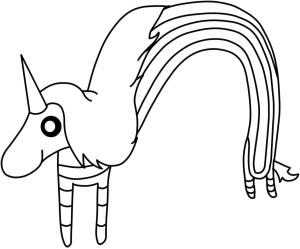 Macera Zamanı boyama sayfası,  coloring page, Leydi Rainicorn, 