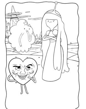 Macera Zamanı boyama sayfası,  coloring page, Peri diyarında prenses, 