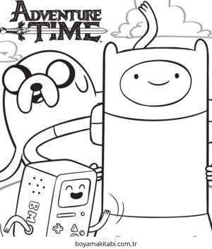 Macera Zamanı boyama sayfası – okul öncesi, evde etkinlik