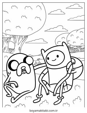 Macera boyama sayfası – okul öncesi, evde etkinlik