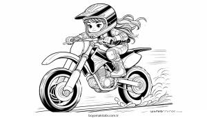 Macera boyama sayfası – kolay boyama, eğitici aktivite