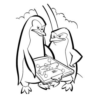 Madagascar boyama sayfası,  coloring page, Madagaskar Penguenleri, 