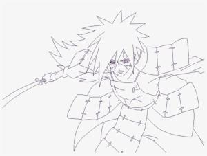 Madara Uchiha boyama sayfası,  coloring page, Madara Con Espada, 