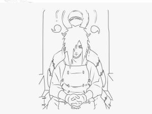 Madara Uchiha boyama sayfası,  coloring page, Jefe Madara, 