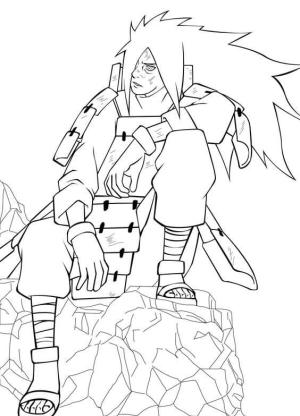 Madara Uchiha boyama sayfası,  coloring page, Madara Uchiha, 