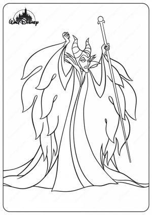 Malefiz boyama sayfası,  coloring page, Çok kızgın Malefiz, 