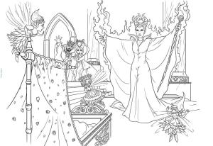 Malefiz boyama sayfası,  coloring page, Güçlü Malefiz, 