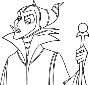 Malefiz boyama sayfası,  coloring page, Disney çizgi filminden Malefiz, 