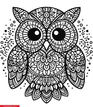 Mandala Hayvanlar boyama sayfası, coloring page, ,