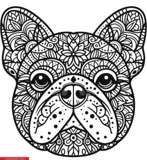 Mandala Hayvanlar boyama sayfası, coloring page, ,