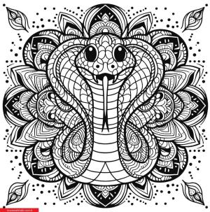 Mandala Hayvanlar boyama sayfası, coloring page, ,
