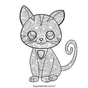 Mandala boyama sayfası – çocuk aktivitesi, PDF indir